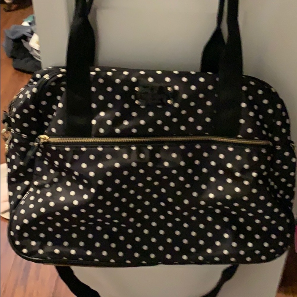 Kate Spade polkadot travel bag